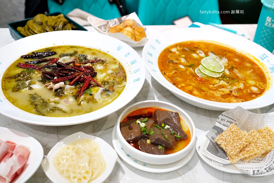 狂一鍋酸菜魚（台北西門店）。最強「酸辣魚」號稱一等3小時，一營業人潮就爆滿！