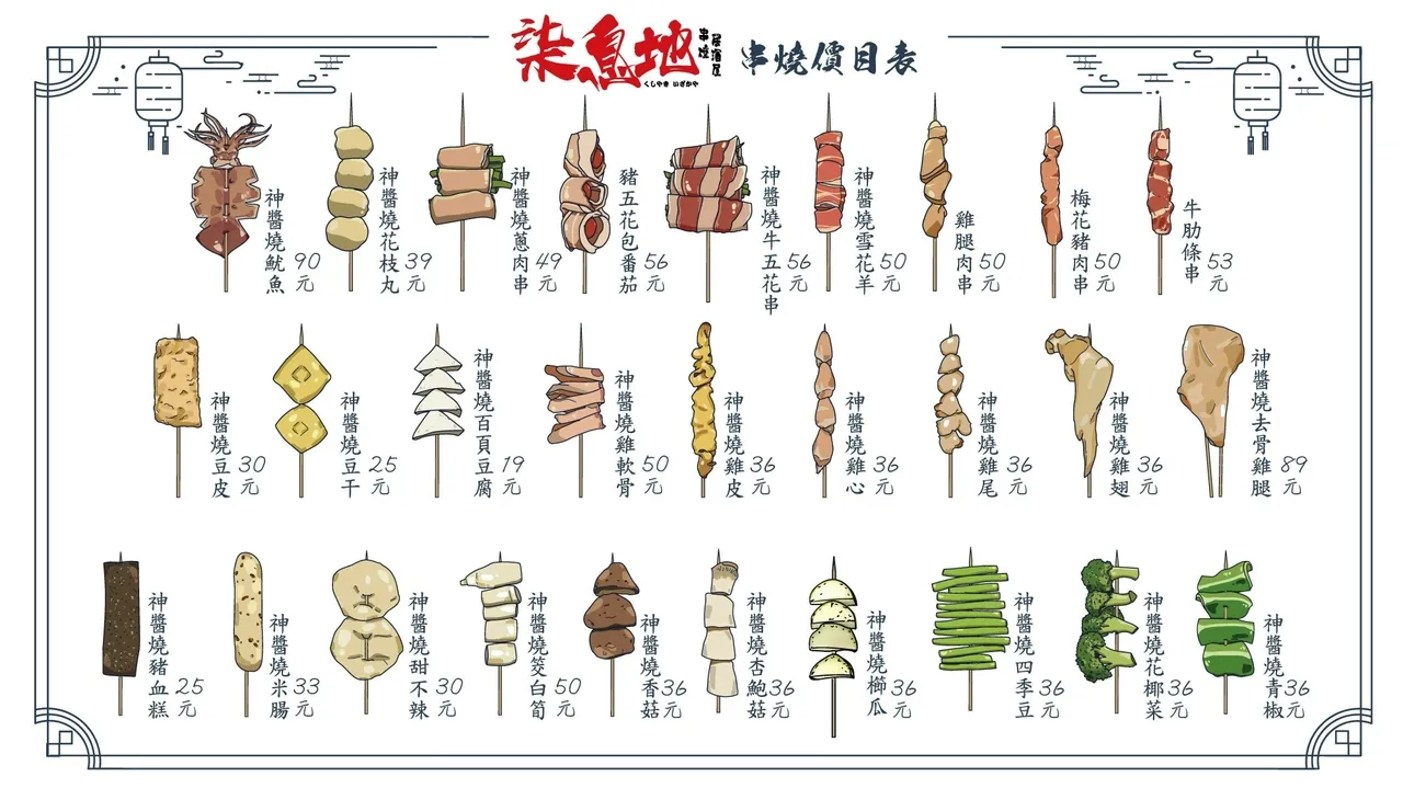柒息地（三重自強店）。19元爽吃平價串燒！近30種食材任選＋隱藏版私房菜，CP值爆表！ @蹦啾&hearts;謝蘿莉 La vie heureuse