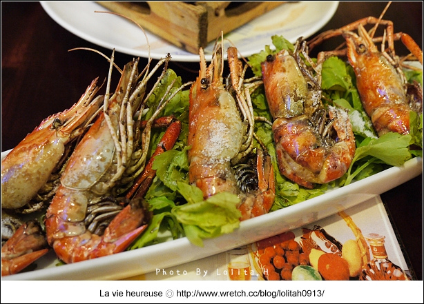 《蘆洲♥食記》蝦兵蝦將～賣相比滋味更出色的泰國蝦料理 @蹦啾♥謝蘿莉 La vie heureuse